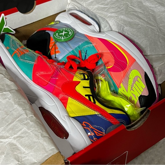 Atmos x Nike Air Max2 Light QS ‘Logos’ (style: BV7406-001) SIZE Men 9/Women 10.5 - Picture 4 of 7